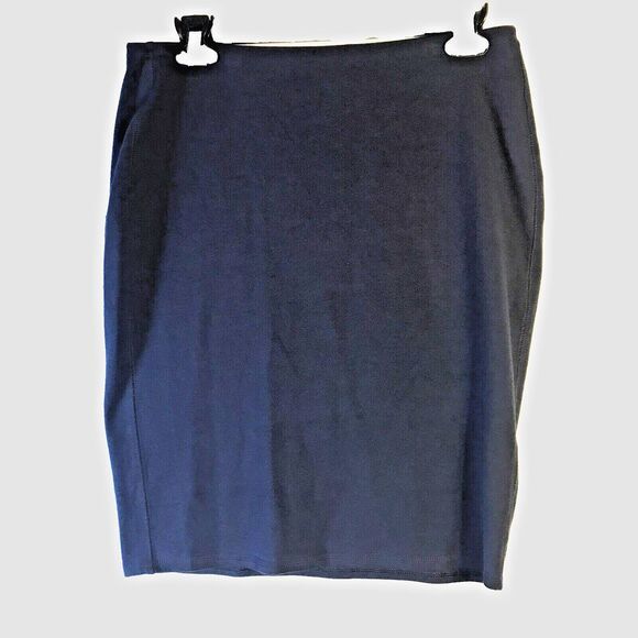 NWT Old Navy Blue Stretch Pencil Skirt Size 10 - Picture 2 of 6